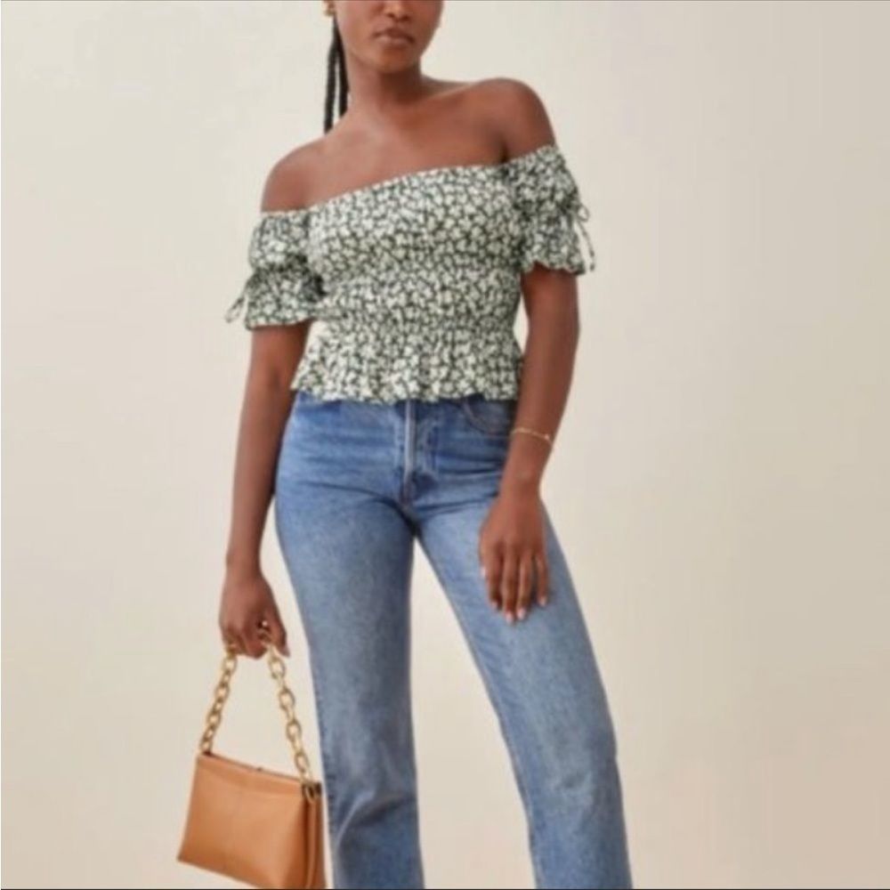 Reformation Solis Crop Top S NWT - Picture 2 of 9